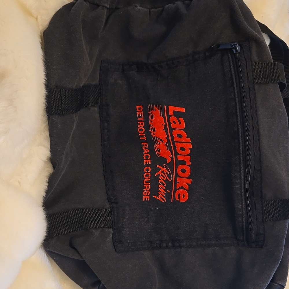 Black and Red Duffle Bag